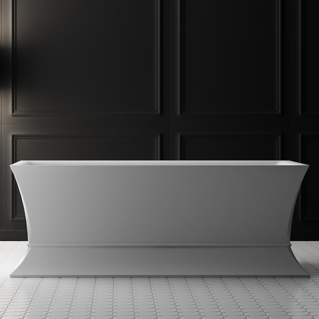 Factory Wholesale Pedestal Freestanding Acrylic Bathtub TW-7995