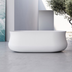 High Quality Popular Freestanding Artificial Stone Bathtub TW-8101