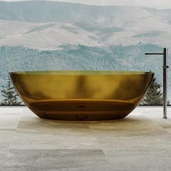 Wholesale High End Quality Promotional Specials Yellow Freestanding Transparent Bathtub XA-8863T
