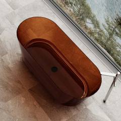 Hot Style Wholesale Freestanding Solid Surface Transparent Bathtub XA-8861T
