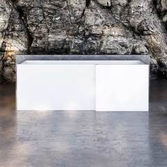 Unique Latest Design Self Standing Back To Wall Acrylic Bathtub TW-7205