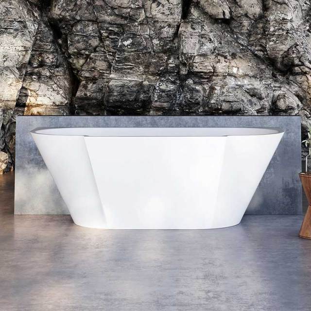 Latest Unique Design Self Standing Back To Wall Acrylic Bath TW-7206