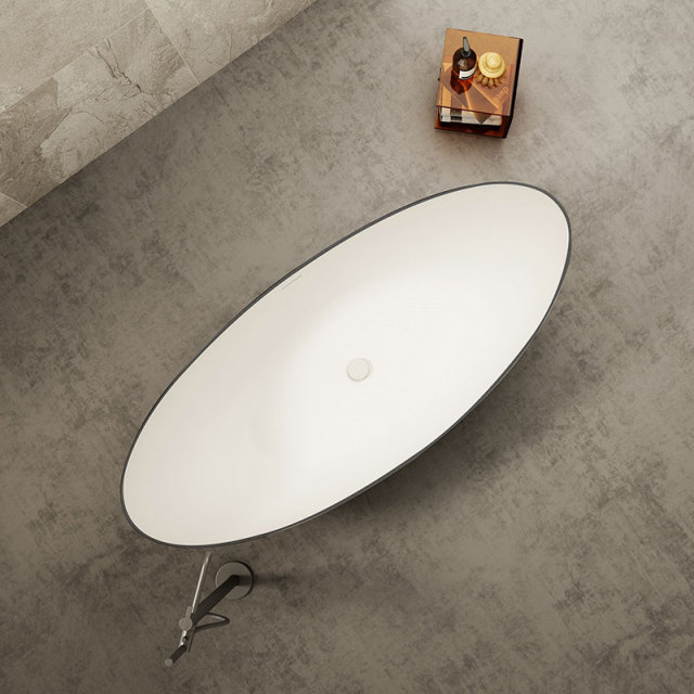 Popular Wholesale Designer Moon-Shaped Freestanding Acrylic Bathtub TW-7618