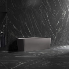 Hot Style Wholesale Back To Wall Rectangle Freestanding Acrylic Bathtub TW-7609