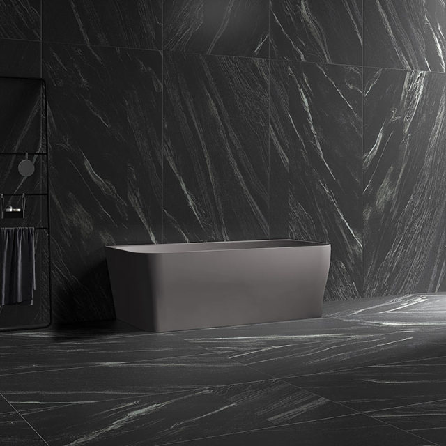 Hot Style Wholesale Back To Wall Rectangle Freestanding Acrylic Bathtub TW-7609