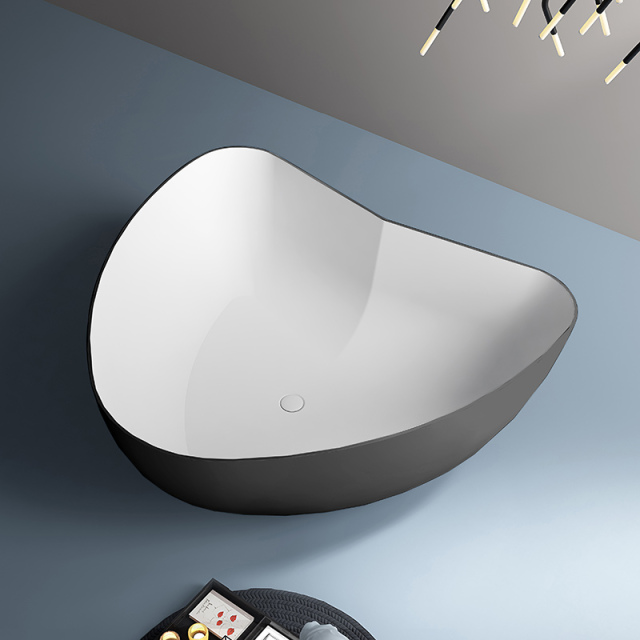 China Wholesale Factory Heart-shaped Freestanding Acrylic Bathtub TW-7663