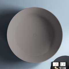 High Quality Round Freestanding Solid Surface Bathtub TW-8639