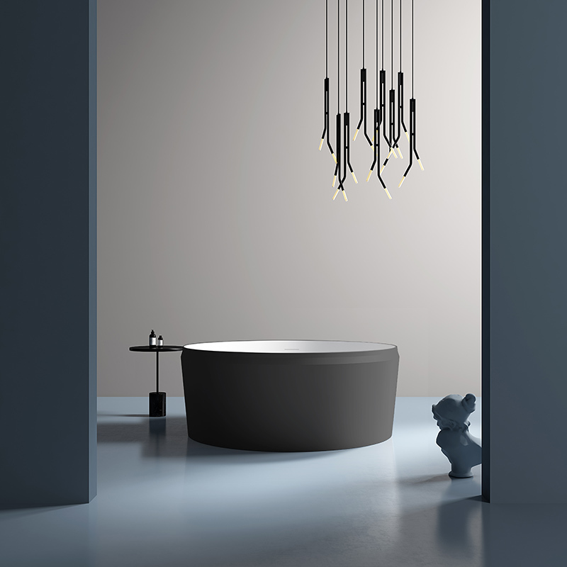 High Quality Round Freestanding Solid Surface Bathtub TW-8639