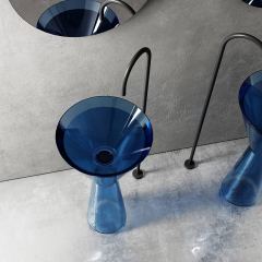 Quality Wholesale Unique Design Freestanding Transparent Pedestal Sink TW-Z362T