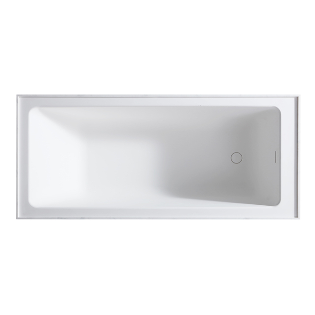Textured Stone Freestanding Solid Surface Bathtub SW-6501