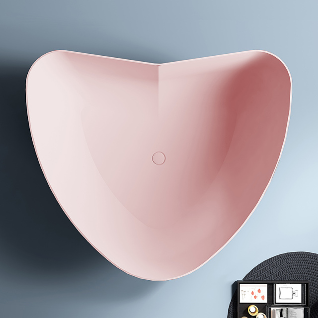 China Wholesale Factory Heart-shaped Freestanding Acrylic Bathtub TW-7663