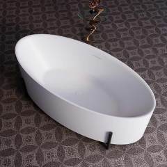 Quality Wholesale Unique Design Oval One-piece Molding Stand Acrylic Bathtub XA-083