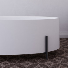 Quality Wholesale Unique Design Oval One-piece Molding Stand Acrylic Bathtub XA-083