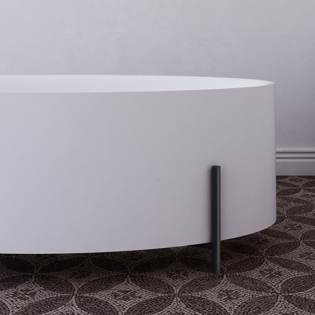 Quality Wholesale Unique Design Oval One-piece Molding Stand Acrylic Bathtub XA-083