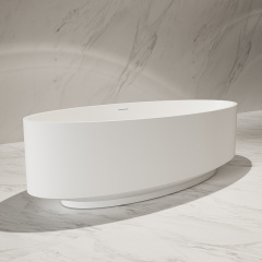 Supplier Modern Design Oval Freestanding Solid Surface Bathtub TW-8703