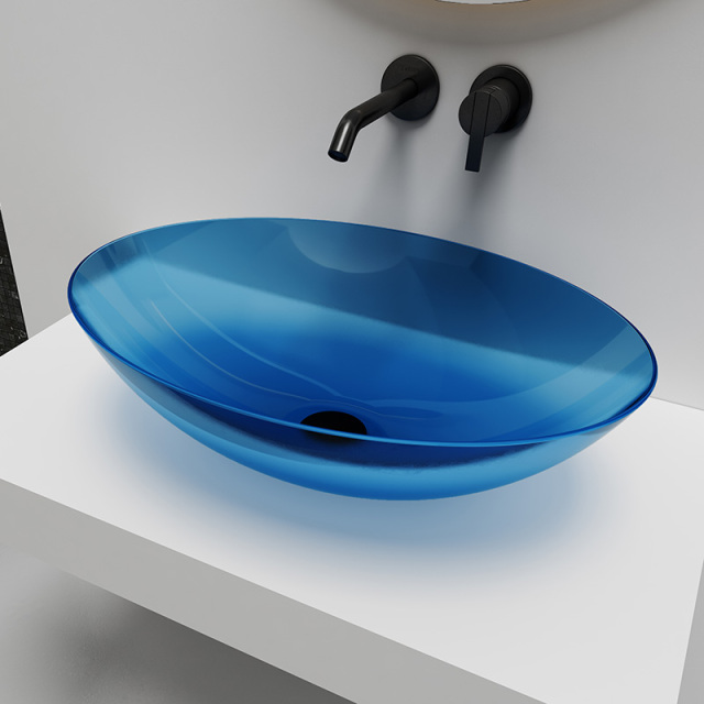 China Wholesale Factory Above Counter Top Transparent Wash Sink XA-A72T