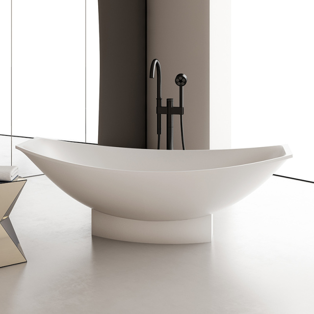 Factory Supply Quality Assurance Freestanding Solid Surface Hammock Bathtub TW-8991