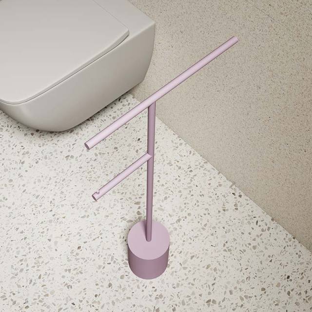 Popular Wholesale Designer Bathroom Accessories Solid Surface Towel Rack TW-C61