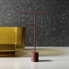 Wholesale Fashion Bathroom Accessories Solid Surface Towel Rack TW-C60