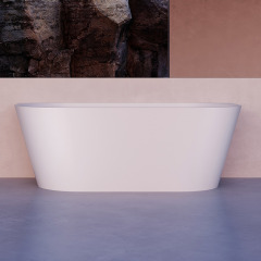 Quality Wholesale Unique Design Back To Wall Oval Freestanding Acrylic Bathtub XA-191