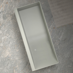 Wholesale Price Freestanding Artificial Stone Bathtub TW-8672