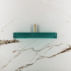 Manufacturer Wall Hung Transparent Fluted Wash Basin TW-G261T