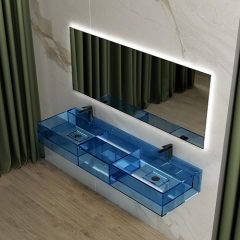 Quality Wholesale Unique Design Transparent Wash Basin TW-G235T