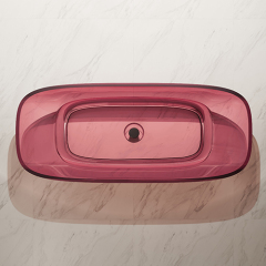 Wholesale Fashion Freestanding Transparent Bathtub XA-8808T