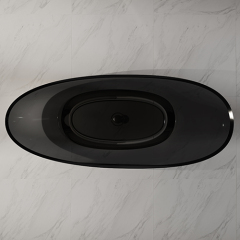 Wholesale High End Quality Freestanding Transparent Resin Bathtub XA-8816T