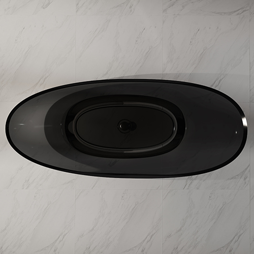 Wholesale High End Quality Freestanding Transparent Resin Bathtub XA-8816T