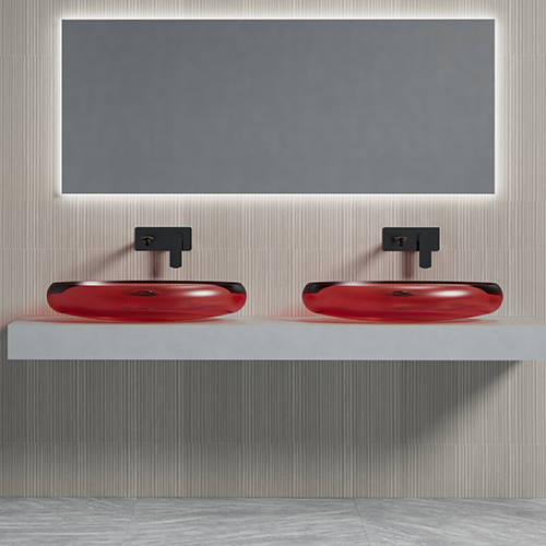 Factory Wholesale Counter Top Transparent Wash Basin TW-A71T