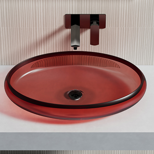 Factory Wholesale Counter Top Transparent Wash Basin TW-A71T