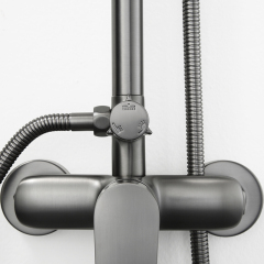 Wholesale High End Quality Supercharged Shower Set All Copper Dual Control TW-S75