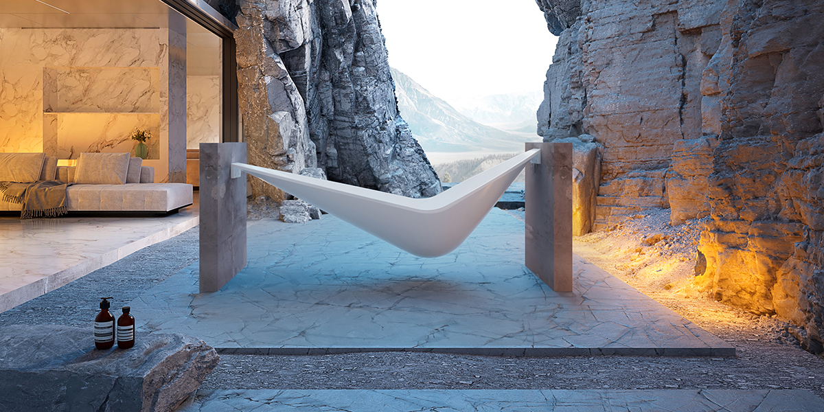 factory directory hammock Solid Surface bathtub