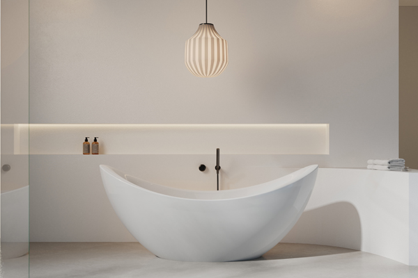 irregualar shape acrylic bathtub tw