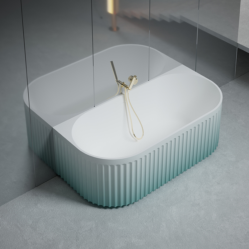 Unique Color Solid Surface Bathtub TW-8116