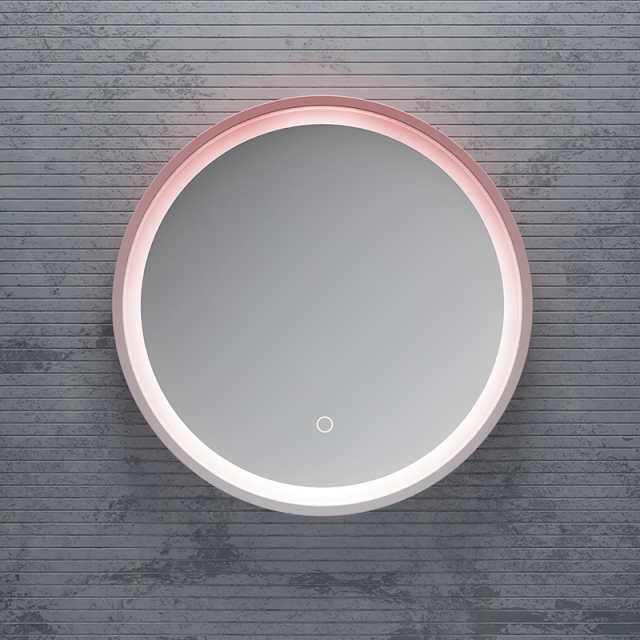 Factory Wholesale Gradient Color Round Wall Mounted Bathroom Mirror TW-ML819A