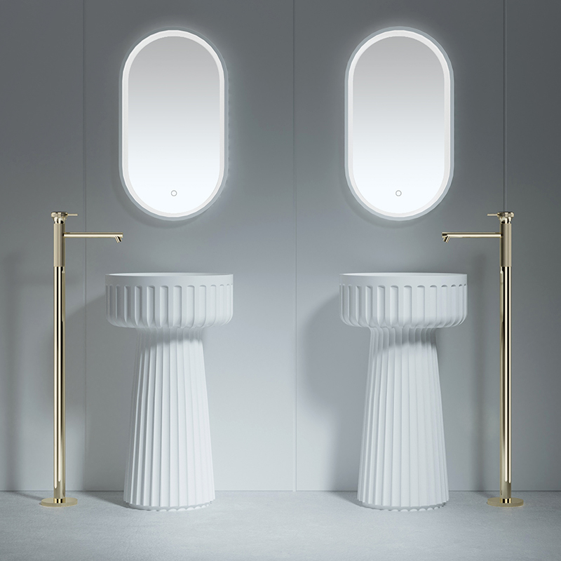 Wholesale High End Quality Colorful Pedestal Sink Bathroom Wash Basin TW-Z820