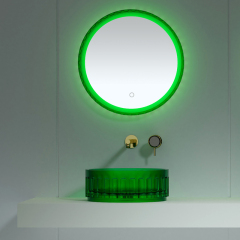 Wholesale Price Transparent Above Counter Top Wash Basin TW-A819T