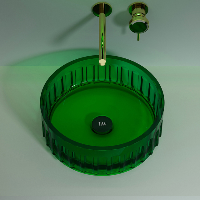 Wholesale Price Transparent Above Counter Top Wash Basin TW-A819T