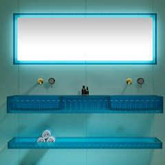 Factory Directory Wall Hung Transparent Wash Basin TW-GS815-2T