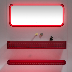 Factory Supply Quality Assurance Clear Wall Hung Wash Basin TW-GS816-1T