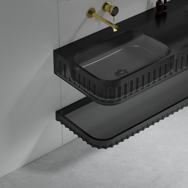 Quality Wholesale Unique Design Transparent Wall Hung Wash Basin TW-GS816-2T