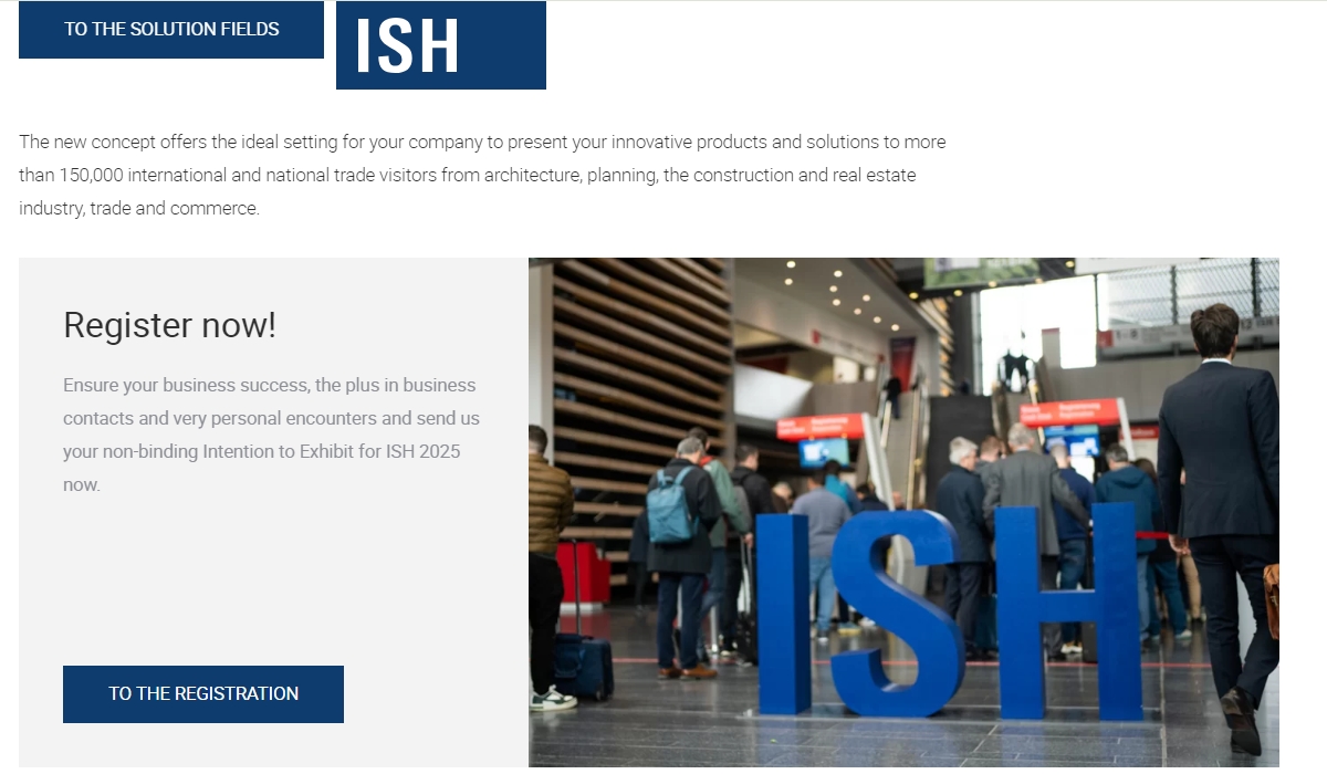 Kitchen and Bathroom Trade Shows & Events-ISH Frankfurt - T&W