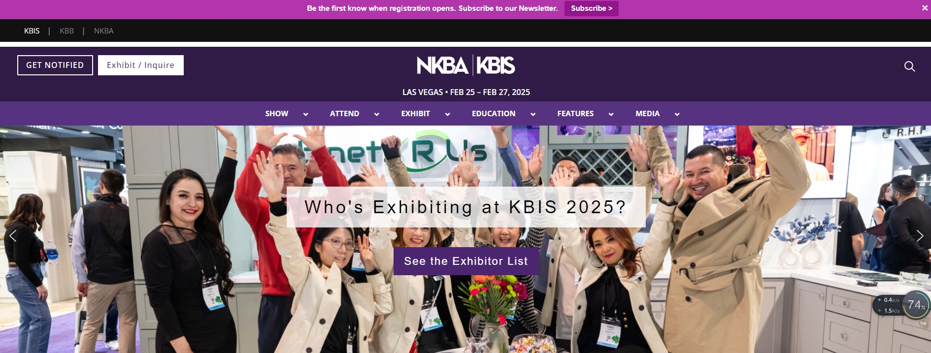 Kitchen and Bathroom Trade Shows & Events-KBIS - T&W 