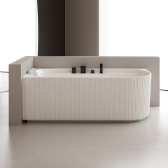 China Wholesale Factory Acrylic Integrated Bubble Constant Temperature Heated Massage Bathtub TW-7133M