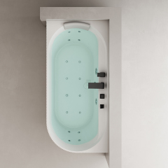 China Wholesale Factory Acrylic Integrated Bubble Constant Temperature Heated Massage Bathtub TW-7133M