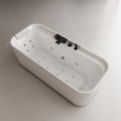 Popular Wholesale Designer Freestanding Surf Massage Constant Temperature Acrylic Bathtub TW-7132M