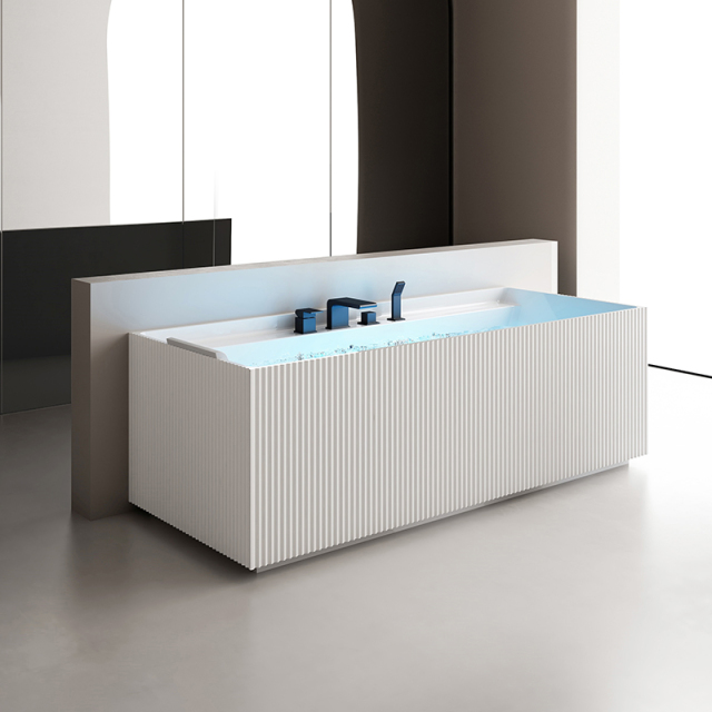 Quality Wholesale Unique Design Acrylic Intelligent Constant Temperature Heated Bubble Surf Massage Bathtub TW-7135M