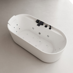 Wholesale High End Quality Acrylic Integrated Bubble Massage Bathtub TW-7131M